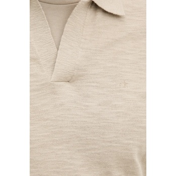 Calvin Klein Памучна тениска с яка Calvin Klein (K10K114087)