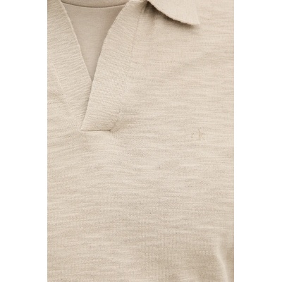 Calvin Klein Памучна тениска с яка Calvin Klein (K10K114087)