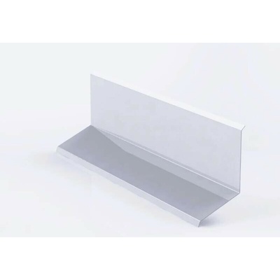 Lemování zdí horní r.š.250mm Al Hliník lakovaný RAL 9006 stříbrná dl.2m