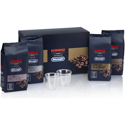 Delonghi Sada pro ochutnávku kávy Kimbo for De'Longhi 4 x 250 g