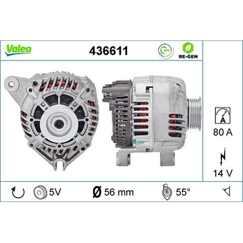 Alternátor VALEO 436611