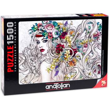 Anatolian Пъзел Anatolian от 1500 части - Силата на цветята, Грацияна Желинска (P4549)