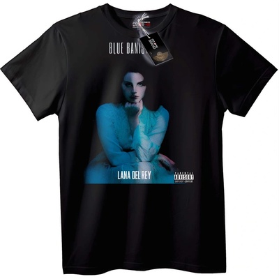 NOONEBRAND Тениска Lana Del Rey Синьо прогонване - 2XL, White
