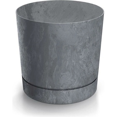 Prosperplast Květináč plast šedý 33,8 x 33,8 x 32,6 cm