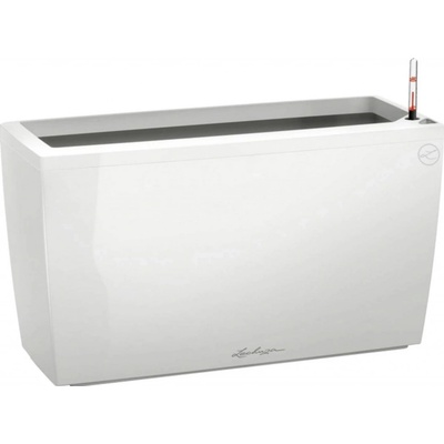 Lechuza Květináč Cararo Premium bílá lesklý 75 x 30 x 43 cm – Hledejceny.cz