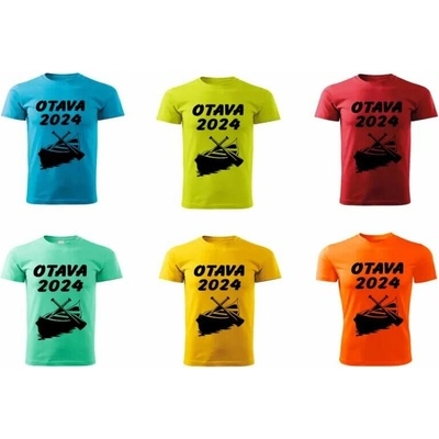 Vodácké tričko Otava dětské červená – Zboží Mobilmania