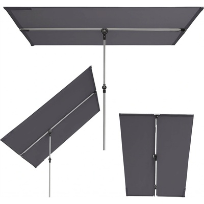 Balkonová clona DOPPLER Active 180 x 130 cm antracit – Zboží Dáma