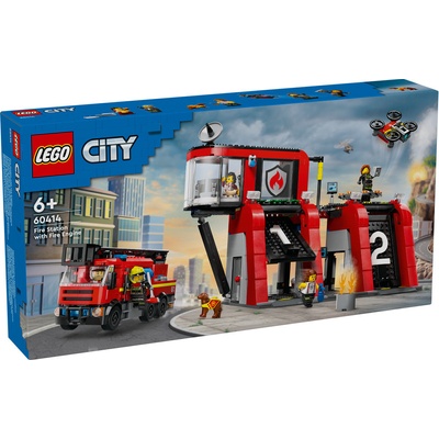 LEGO® City 60414 Hasičská stanice s hasičským vozem