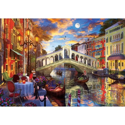 Art Puzzle - Puzzle Rialto Bridge, Venice II - 1 500 piese