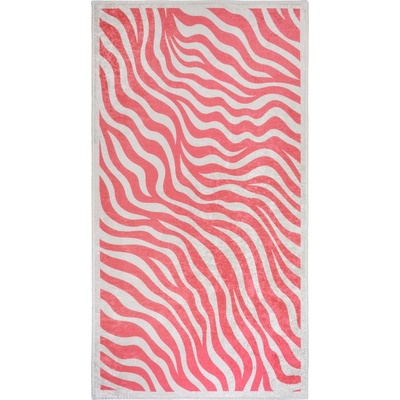 Vitaus Розов килим подходящ за пране 120x180 cm Red Zebra - Vitaus (KRN-6210-Red-120x180)