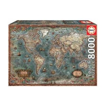 Educa Puzzle 8000 pieces Historical world map