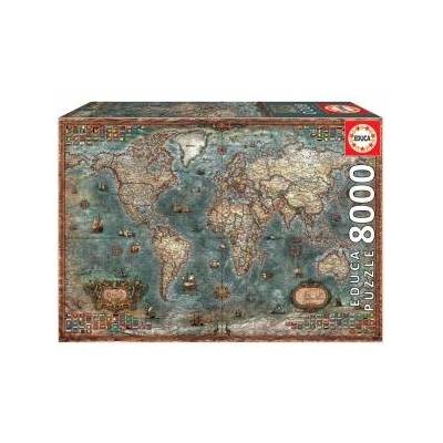 Educa Puzzle 8000 pieces Historical world map