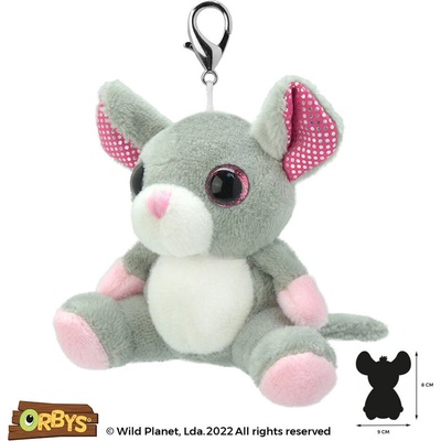 Wild Planet Ключодържател Мишка 9см, Wild Planet (K8475)
