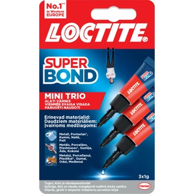 Loctite Super Bond Mini Trio 3 g