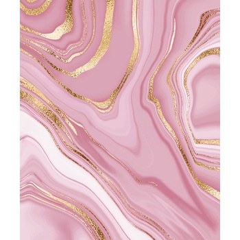 Patifix Самозалепващо фолио розов мрамор със златни жили- ширина 45 см