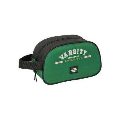 BlackFit8 Пътническа Чантичка BlackFit8 Varsity Черен Зелен 26 x 15 x 12 cm
