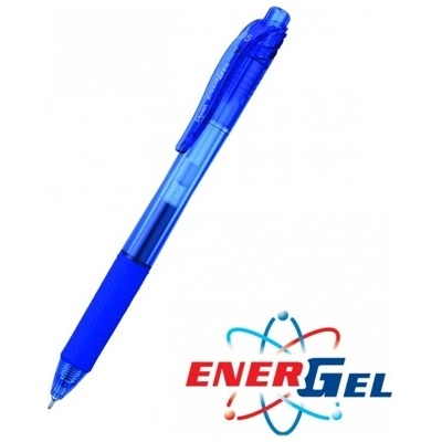 Pentel Ролер Pentel Energel BLN105, син цвят на писане, дебелина на линията 0.7 mm, гел, син, цената е за 1бр. (продава се в опаковка от 12бр. ) (OK26795)