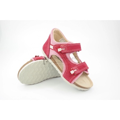 Protetika detské sandále ORS T Rimini ružovo-červené vzor 37