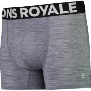 Mons Royale Мъжко мериносово термобельо Mons Royale Hold 'em Shorty Boxer Merino base layer - Grey Heather (015-0871-1812)