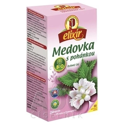Agrokarpaty BIO Meduňka s pohankou bylinný čaj 20 x 1,5 g
