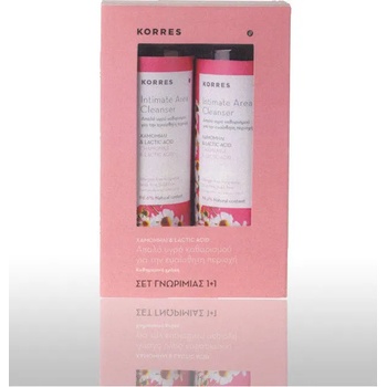 KORRES Промо Нежна течност за почистване на интимните части лайка , Korres Intimate Area Cleanser With Chamomile 250+250ml