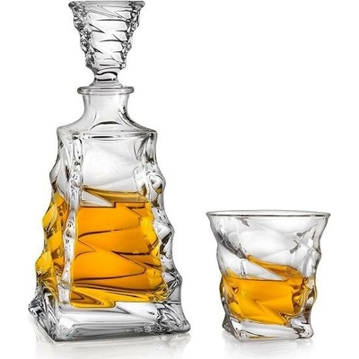 Crystal Bohemia Casablanca whisky set 1 + 6