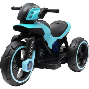 Baby Mix elektrická motorka trojkolesové Police modrá