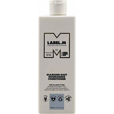 Label.m Diamond Dust Nourishing Conditioner Kondicionér pro hebkost a lesk vlasů 300 ml