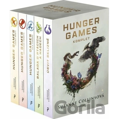 HUNGER GAMES – komplet, 1.-5.díl box Suzanne Collinsová