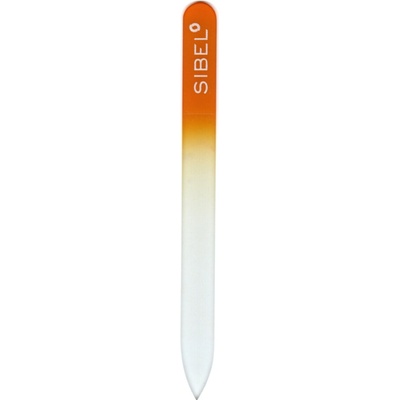 Sibel sklenený pilník na nechty 14 cm - oranžový 0017009/ORG