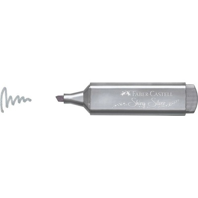 Faber-Castell 154661 Textliner 46 Metallic metalický strieborný