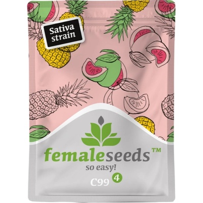 Female Seeds C99 semienka neobsahujú THC 4 ks