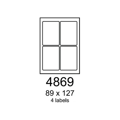 Rayfilm R01194869A biele A4 100 list.