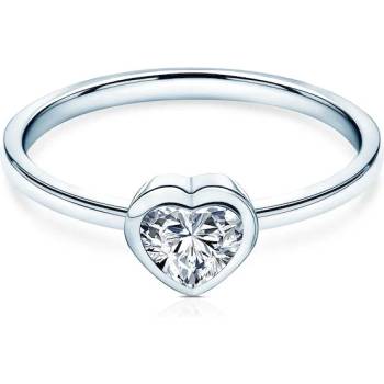 Image 1 of SAVICKI Годежен пръстен Pure: бяло злато, диамант с шлифовка