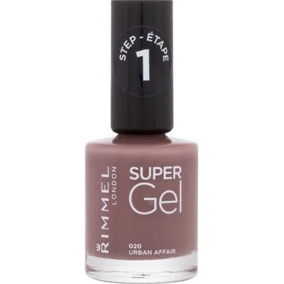 Rimmel Super Gel STEP1 гел лак за нокти 12 ml нюанс 020 Urban Affair