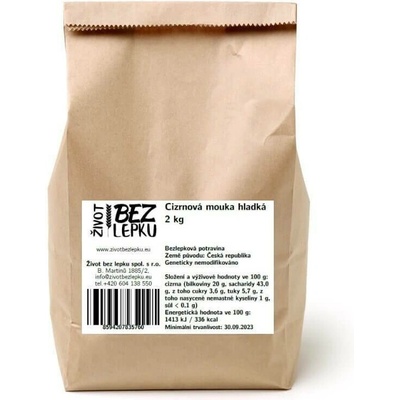 Život bez lepku Čiroková mouka hladká 2 kg