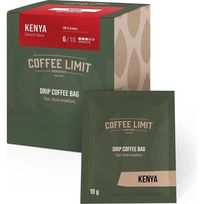 COFFEE LIMIT DRIP COFFEE BAG Kenya Sakami Gloria 5 x 10 g