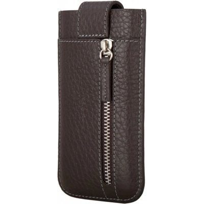 Bugatti Кожен калъф (естествена кожа) за Samsung Galaxy S6 Edge, S5, A5, Nokia Lumia 1020, Sony Xperia Z/Z1/Z2/M2 - Bugatti Move Universal Case 2XL (кафяв)