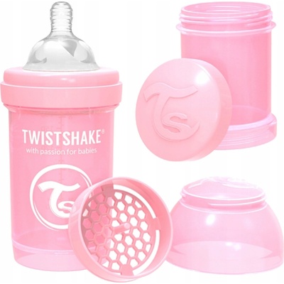 Twistshake antikoliková láhev broskvová 180ml