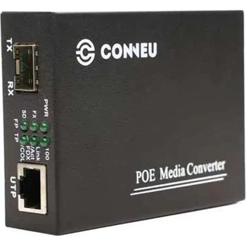 Conneu Оптичен PoE медиа конвертор SFP PoE Media converter 10/100Mbps, 25.5W CNSW-6002FE-at (CNSW-6002FE-at)