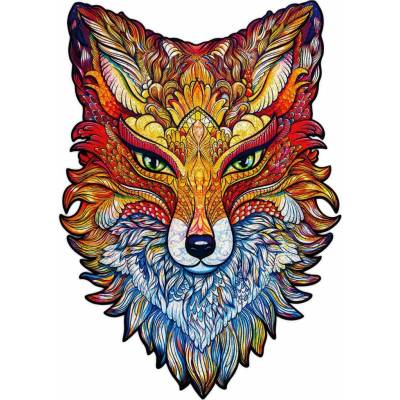 Unidragon Drevené puzzle Ohnivá líška XXL