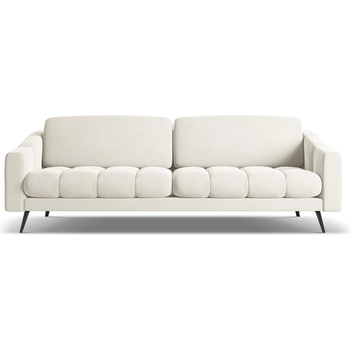 makamii Бял кадифен диван 238 cm Nalu - Makamii (NALU_4S_1_M1_C1)