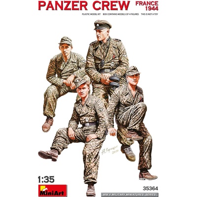 MiniArt Panzer Crew France 1944 4 fig. predobjednávka 1:35