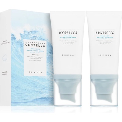 SKIN1004 Madagascar Centella Hyalu-Cica Water-Fit Sun Serum Twin Pack защитен серум с хидратиращ ефект ДУО ОПАКОВКА