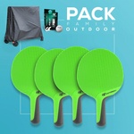 Cornilleau Комплект 4 хилки + 6 топки +калъф Family Cornilleau Outdoor