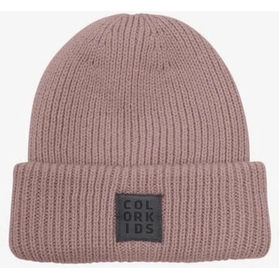 Detská čiapka Color Kids Beanie W. Wool Woodrose