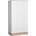 TopMebel Трикрилен гардероб Base TopMebel в бял - сонома цвят 103x52x198cm