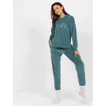 VELÚROVÉ pyžamo BR PI 9105 SEA BLUE