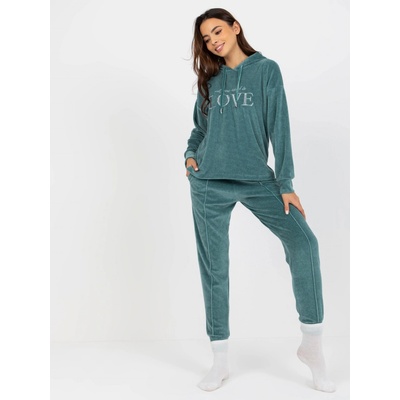 VELÚROVÉ pyžamo BR PI 9105 SEA BLUE