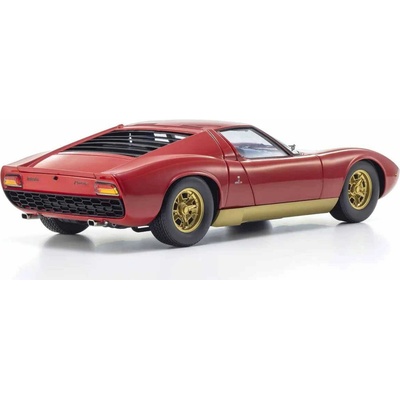 Kyosho 1:12 Lamborghini Miura P400 1968 Red/Gold